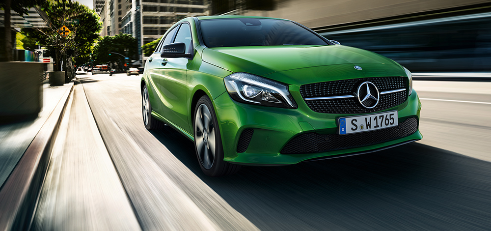 Mercedes CLA Green